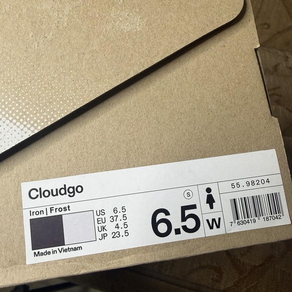 On Cloudgo Women's Iron / Frost Size 6.5 NIB! - Picture 7 of 7